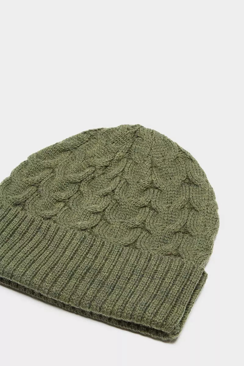 Recycled Polyester Broken Cable Beanie ONE SIZE