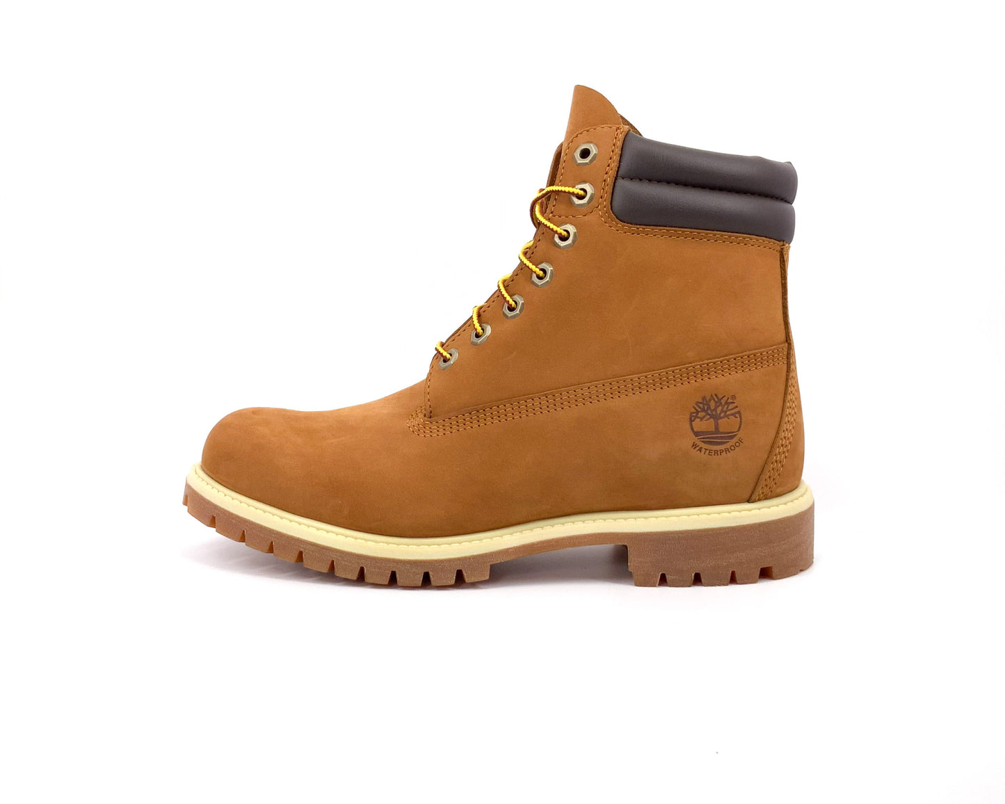 Timberland 6-Inch boot brown nubuck with leather laces A1M7D