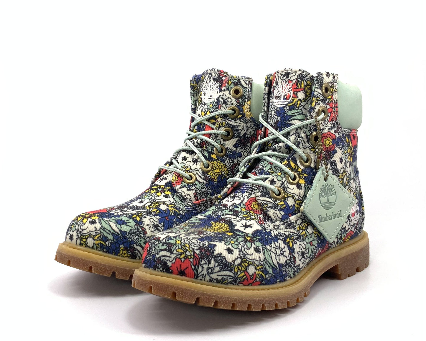 Timberland Women's 6-Inch Premium Floral Boots Limited Edition A1BHZ