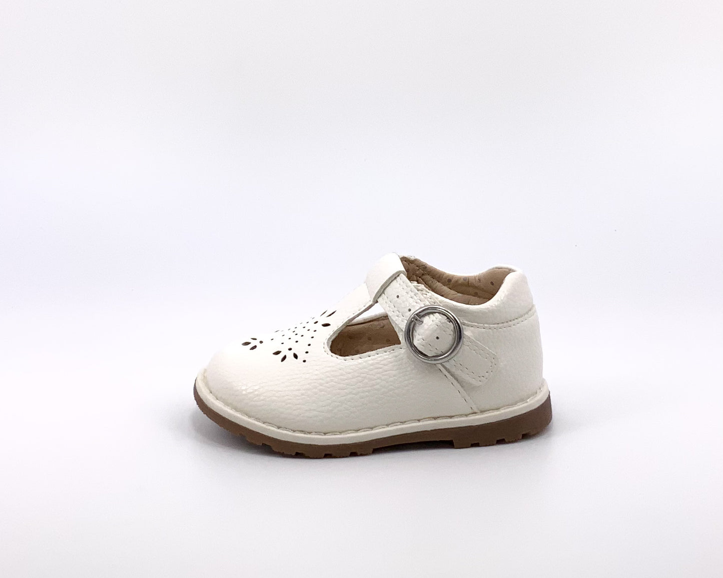 Mothercare classic white T bar buckle girl shoe