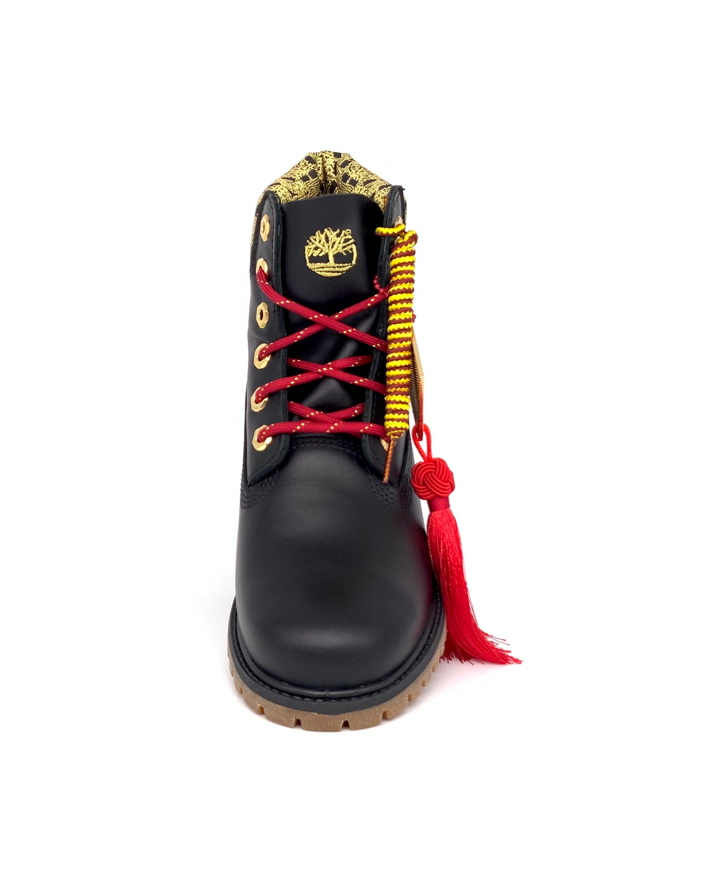 Limited edition black discount and gold timberlands