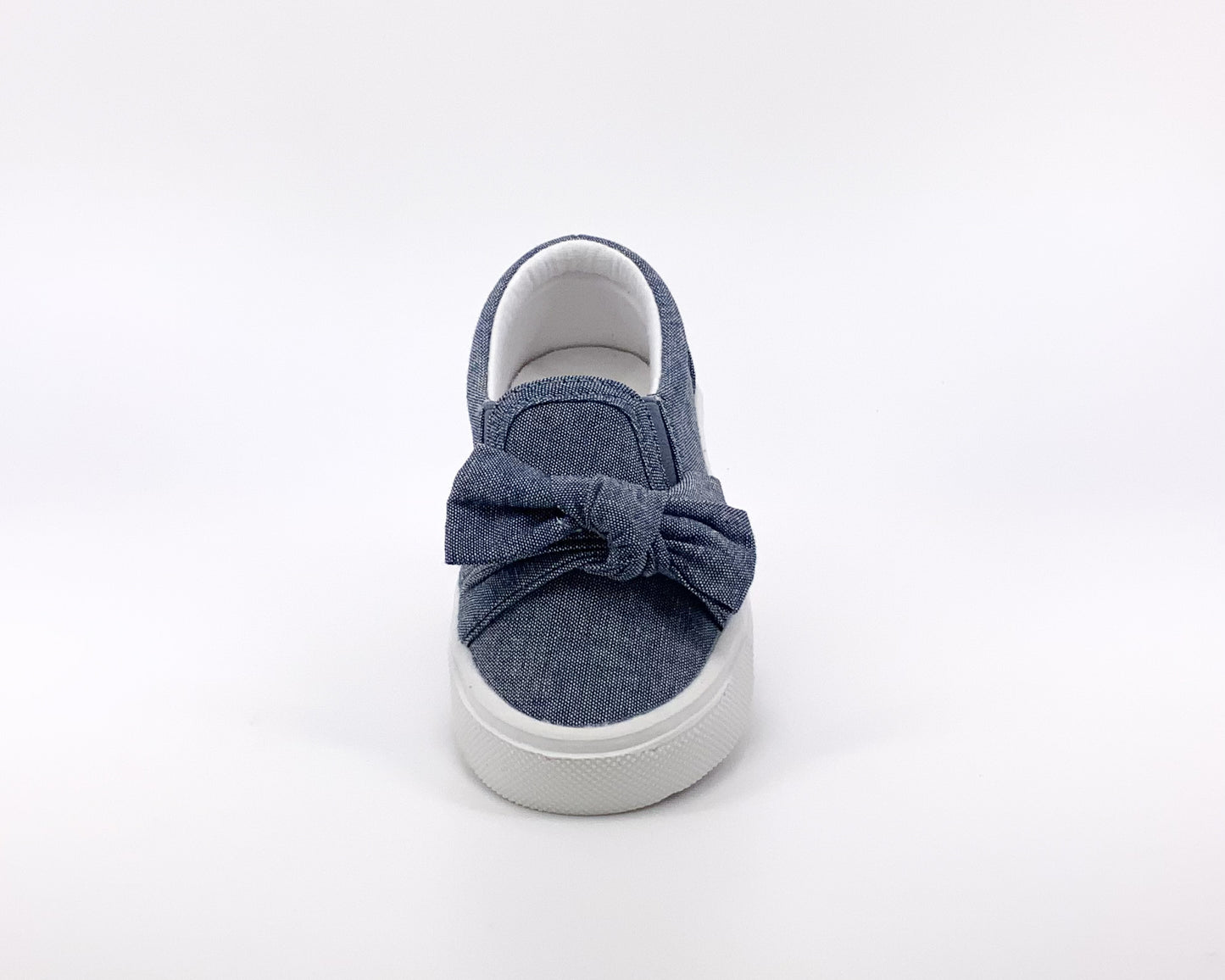 Mothercare Demin big bow slip on Shoe