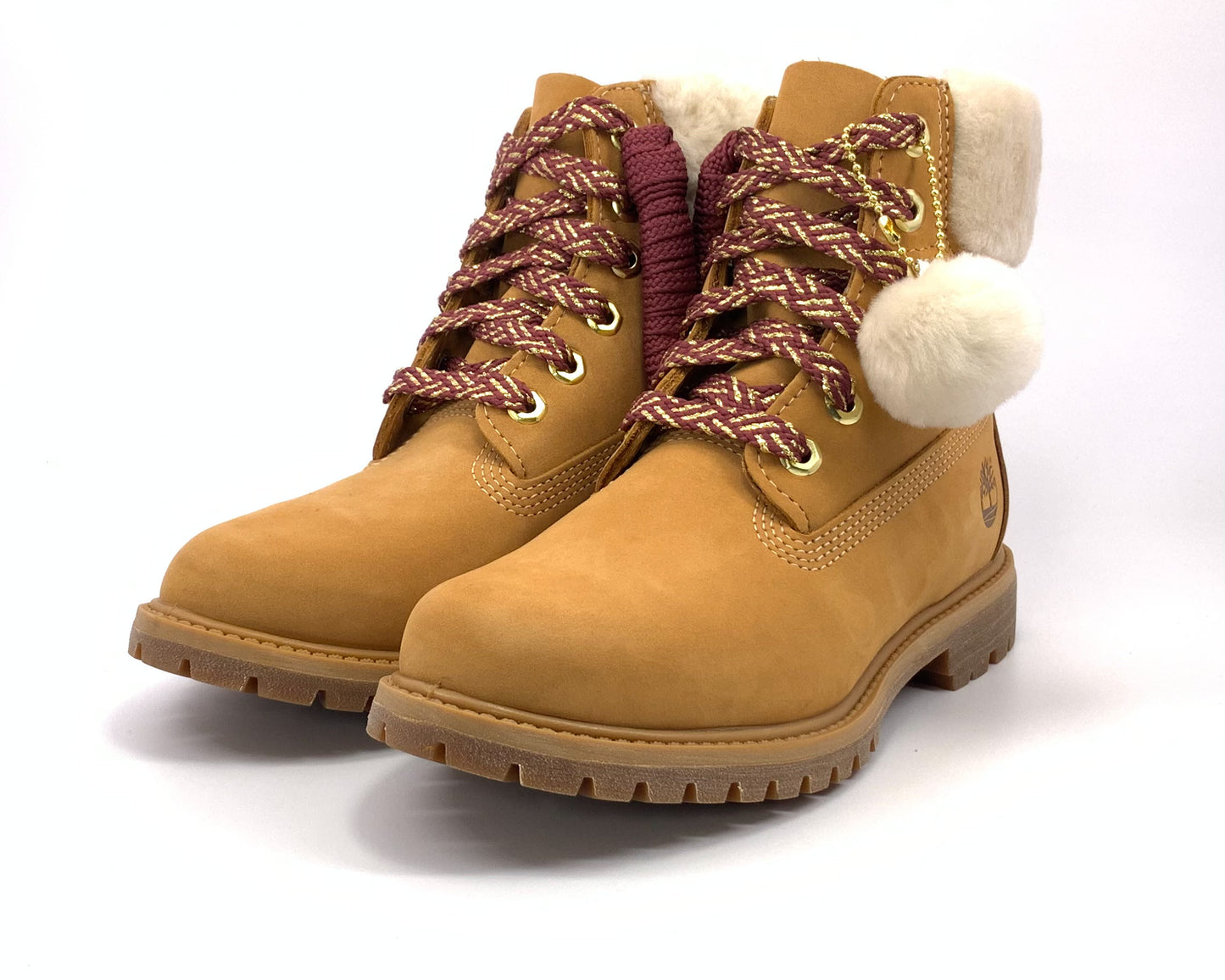 Timberland Women's Premium 6-Inch boots fur lined on the ankle support A21V7