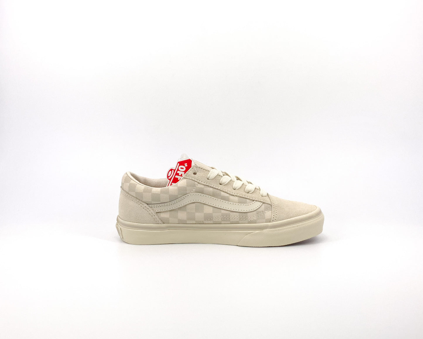 Vans Classic cream check