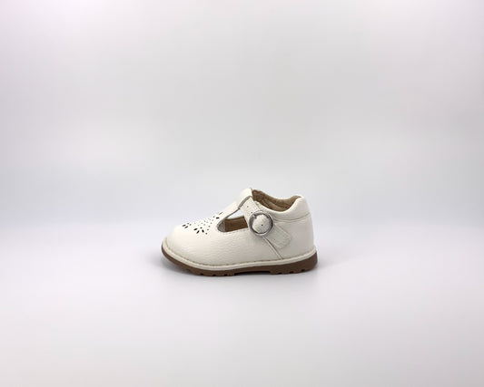 Mothercare classic white T bar buckle girl shoe