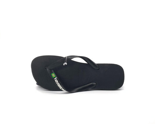 Havaianas Brasil Toe logo Black