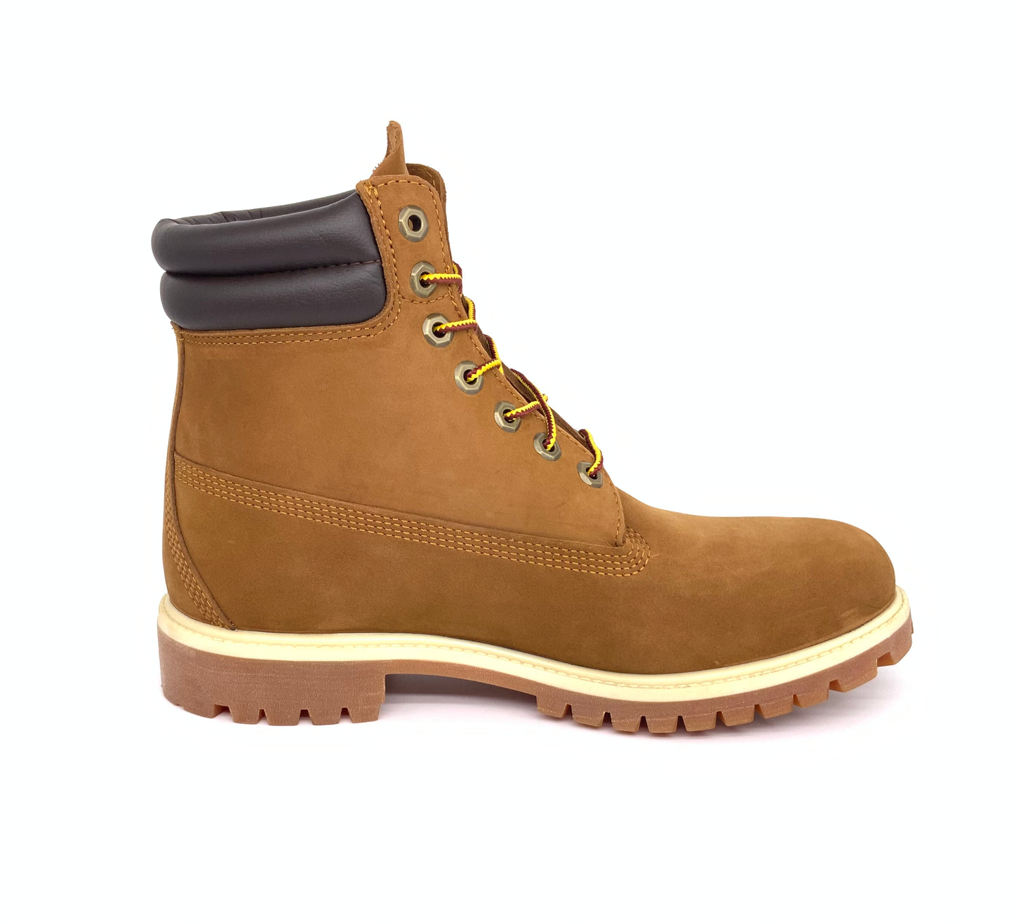 Timberland 6-Inch boot brown nubuck with leather laces A1M7D