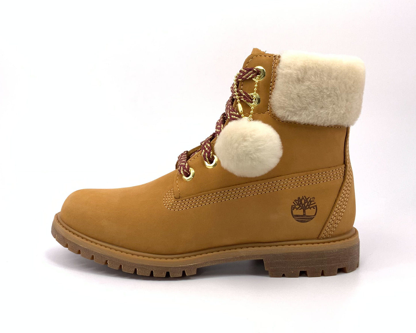 Timberland Women's Premium 6-Inch boots fur lined on the ankle support A21V7