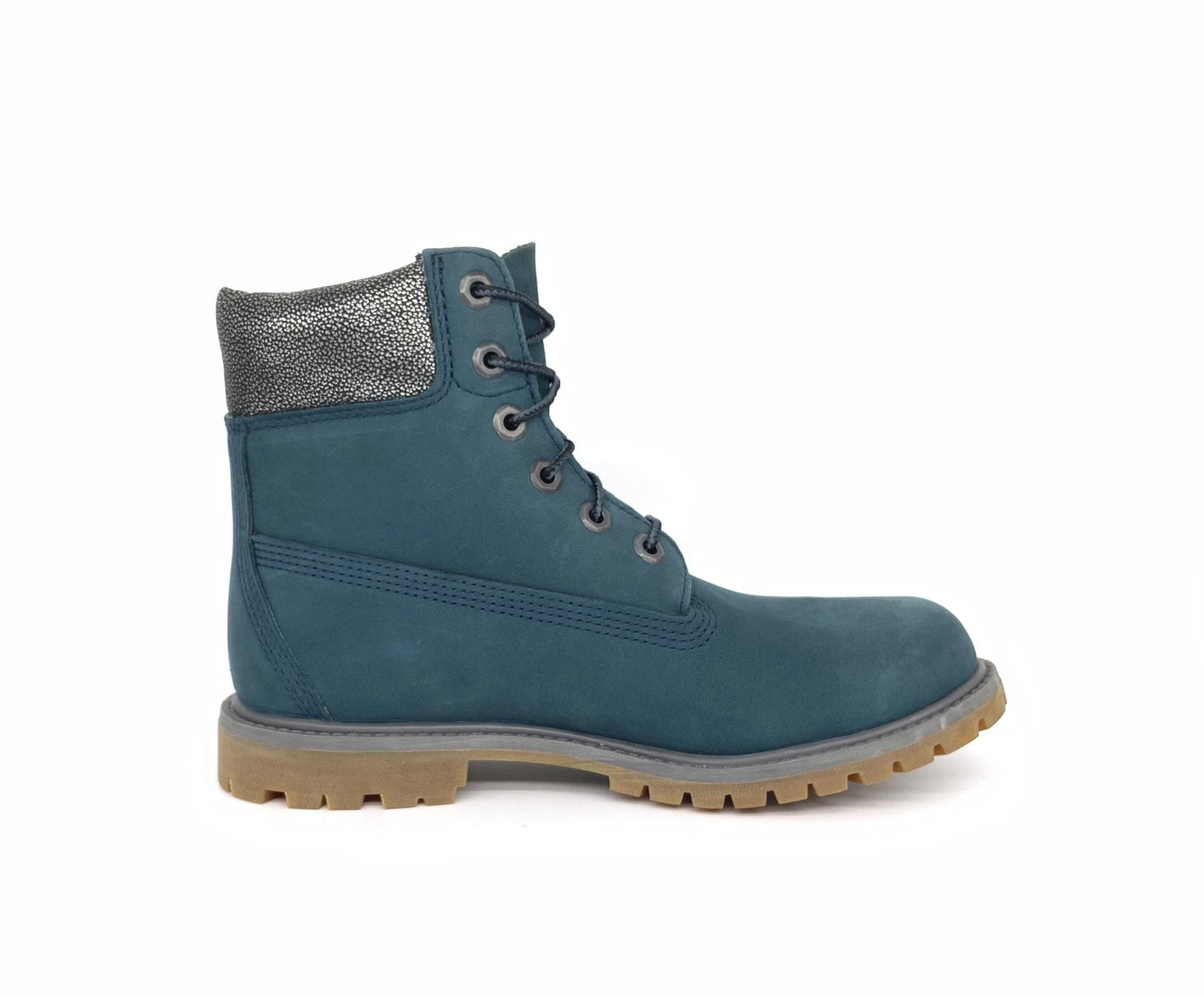 Timberland Women's  Premium 6-Inch blue/silver boot