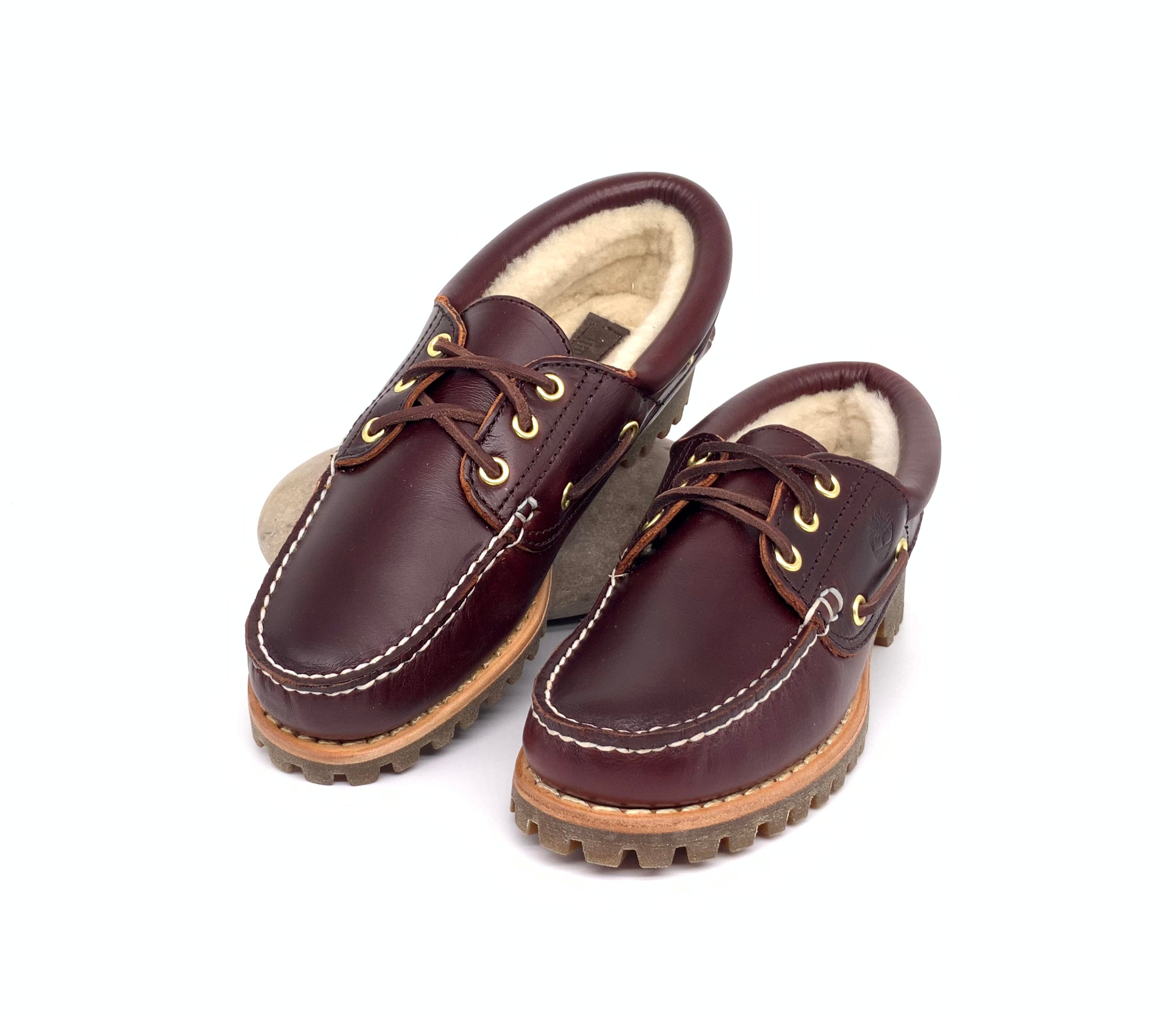 Timberland Premium Fur lined boat shoes