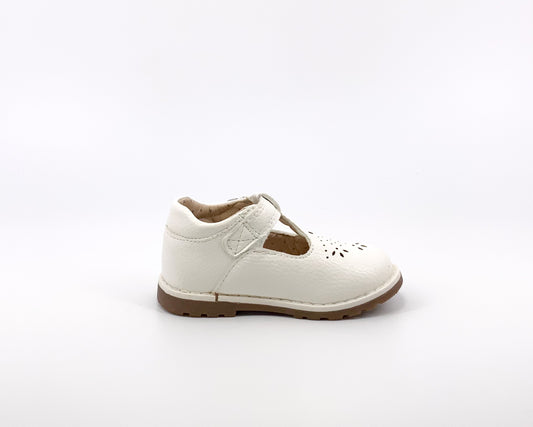 Mothercare classic white T bar buckle girl shoe