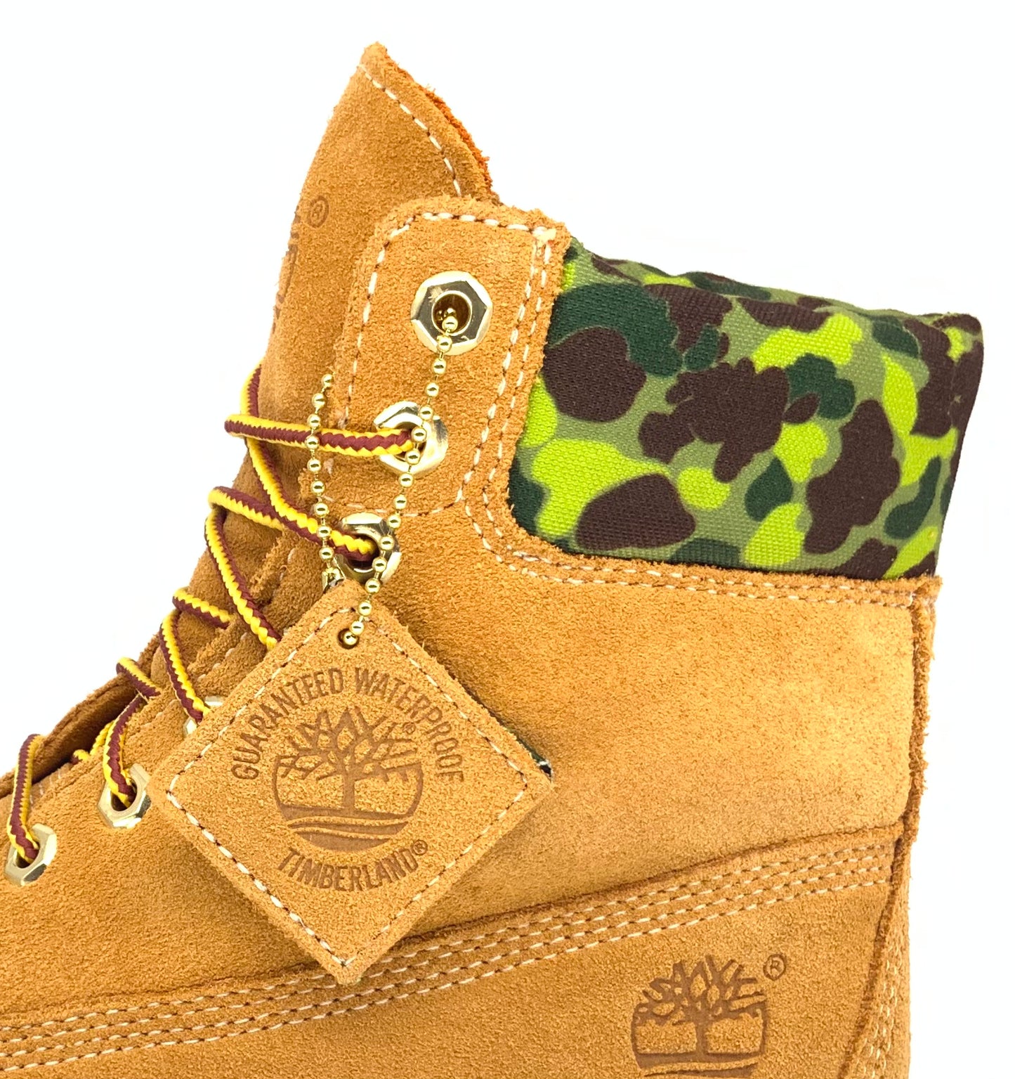 Timberland 6-Inch LTD Edition camouflage wheat boot