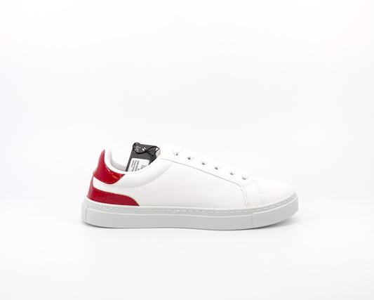 Women's Patent Stripe Detail Flat Trainers