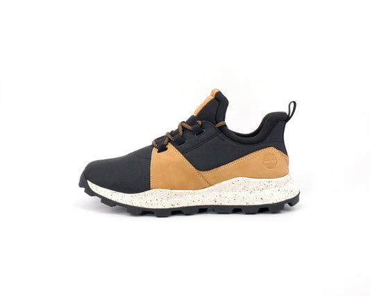 Timberland Brooklyn leather/ Canvas Trainer Wheat & black