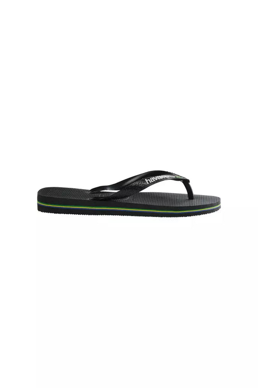 Kids Havaianas Toe logo Black